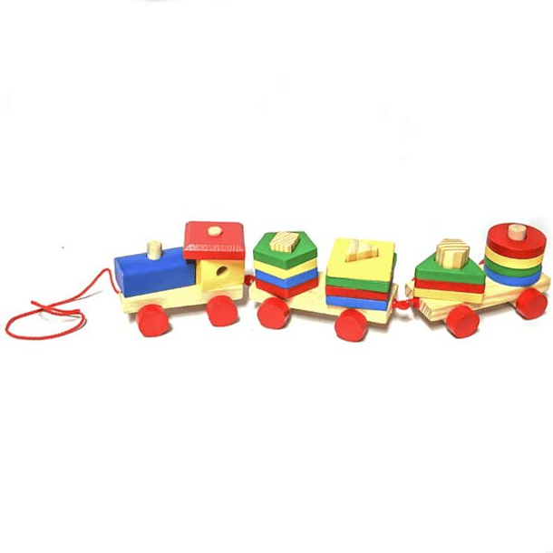 Tren formas y columnas madera 1