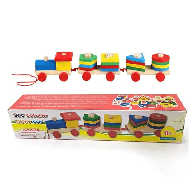 Tren formas y columnas madera 4