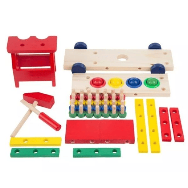 Camión Multifuncional Juguete Madera 3