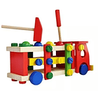 Camión Multifuncional Juguete Madera 4