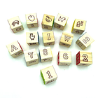 Set cubos 15 piezas madera didáctico 3