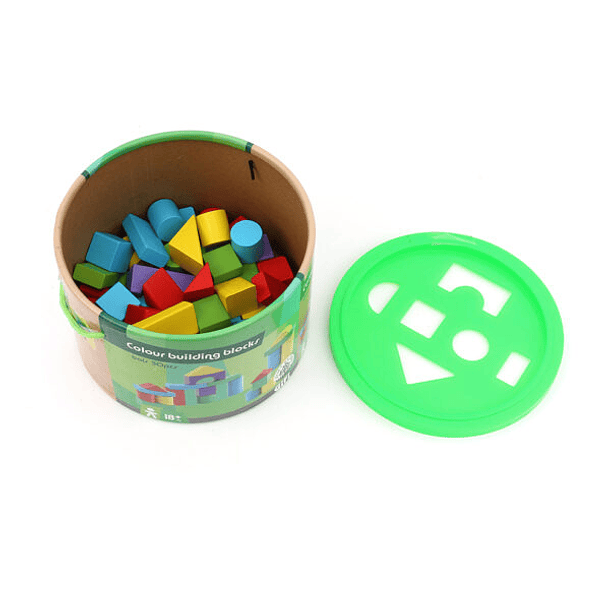 Balde 50 Bloques de Madera 4