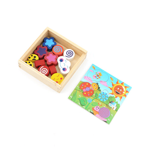 Caja Inteligente de Encaje de Madera 1