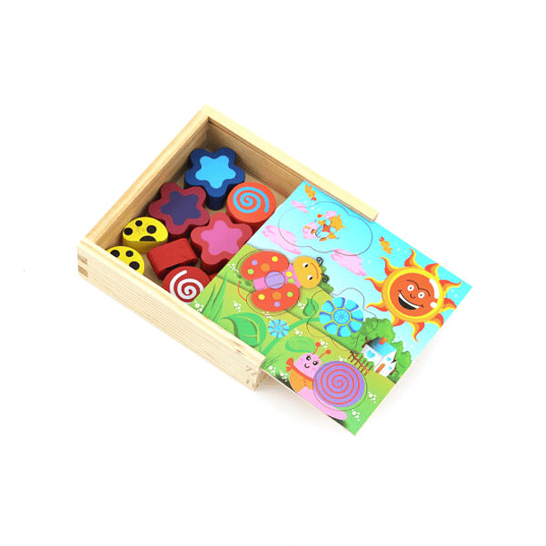 Caja Inteligente de Encaje de Madera 3