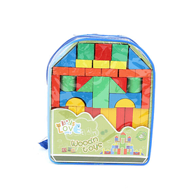 Mochila Didáctica Bloques de Madera