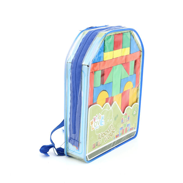 Mochila Didáctica Bloques de Madera 2