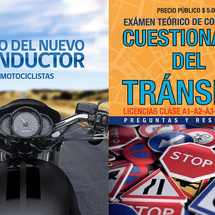 Libro Licencia Clase C Motociclista 2025 + Cuestionario