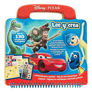 Libro Actividades Disney Pixar Con Stickers