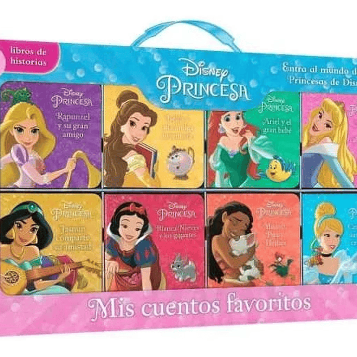Disney Princesa Colección De 8 Mini Cuentos 1