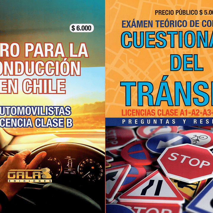 Libro Nuevo Conductor Clase B 2025 + Cuestionario Tránsito 1