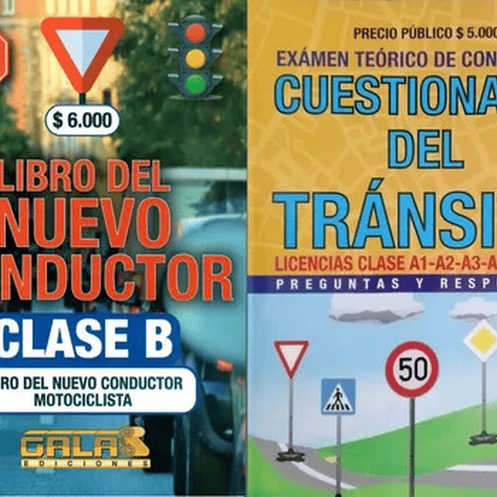 Libro Nuevo Conductor Clase B 2023 + Cuestionario Tránsito 1