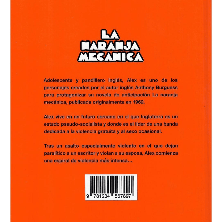Libro La Naranja Mecánica - Anthony Burgess 2