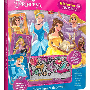 Libro Princesas Disney Con Stickers Y Retratos