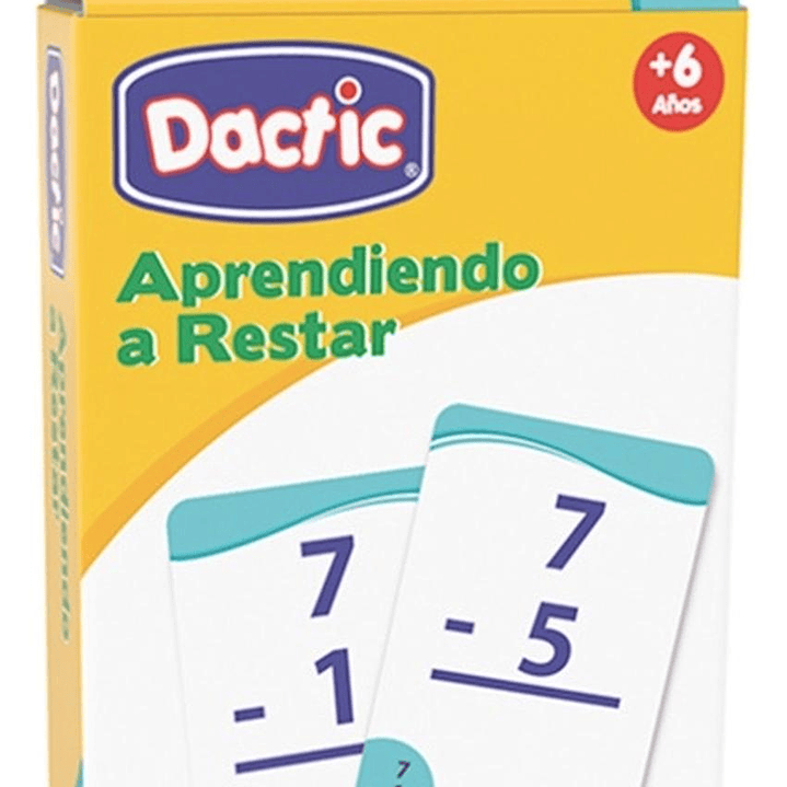 Láminas Aprendiendo A Restar - Dactic 1