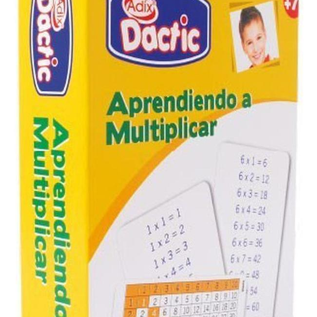 Láminas Aprendiendo A Multiplicar Dactic 1