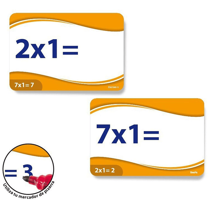 Láminas Aprendiendo A Multiplicar Dactic 2