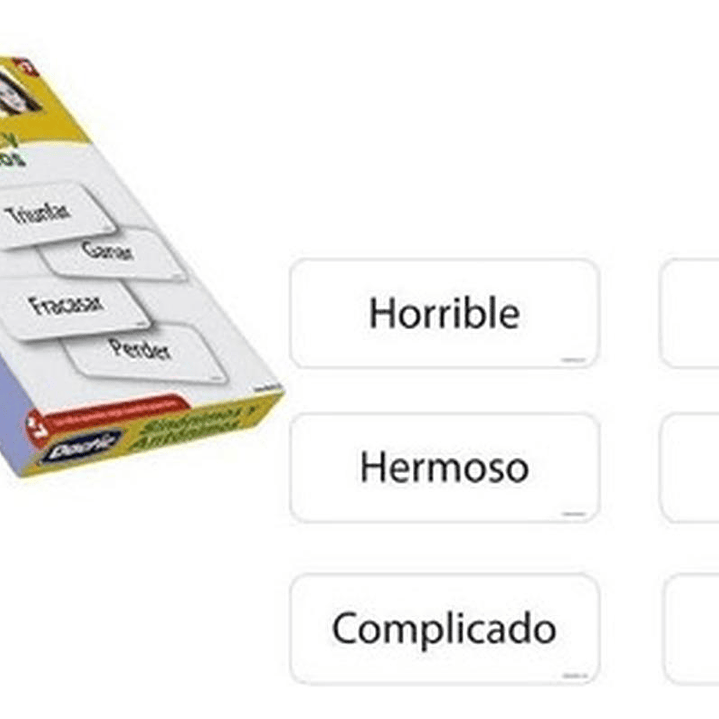 Láminas Sinónimos Antónimos Dactic Multicolor 1
