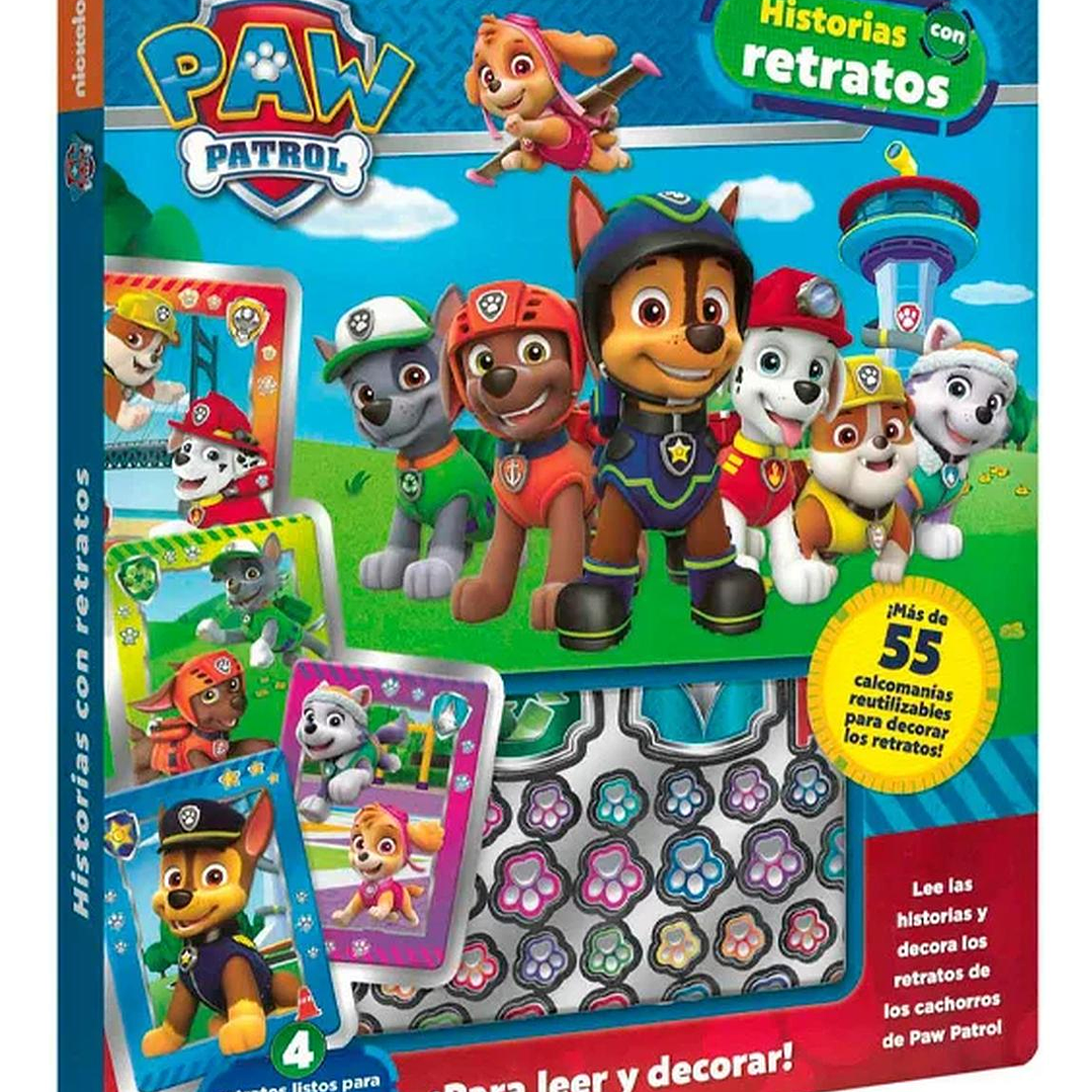 Libro Paw Patrol Con Stickers Y Retratos 1