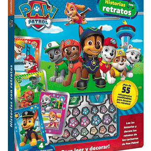 Libro Paw Patrol Con Stickers Y Retratos