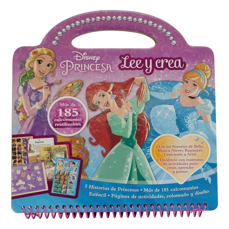 Libro De Actividades Princesas Disney Con Stickers 1
