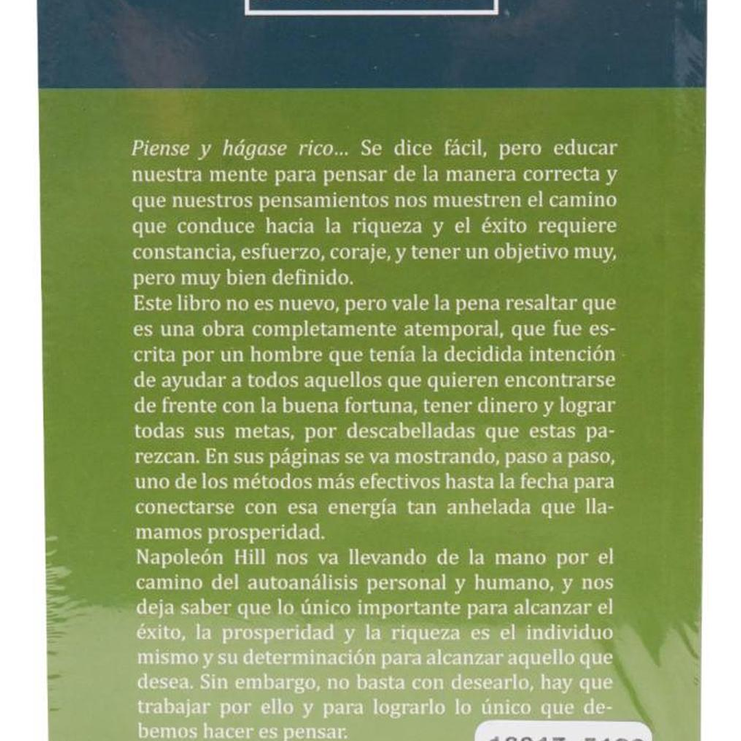 Libro Piense Y Hágase Rico - Napoleón Hill (ed Bolsillo) 2