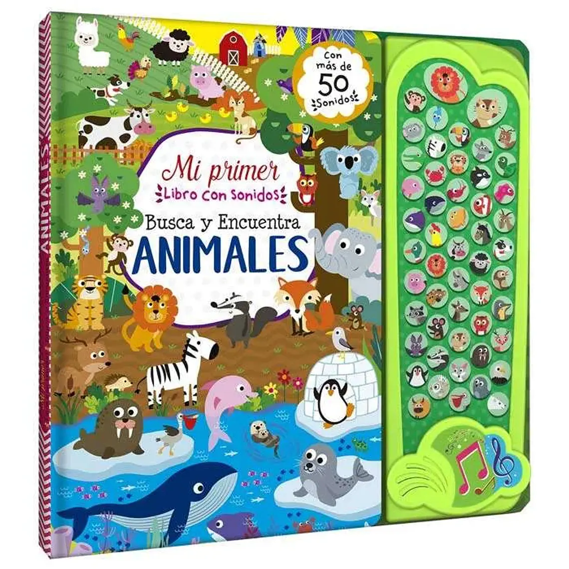 Mi Primer Libro De Animales Con Más De 50 Sonidos 1