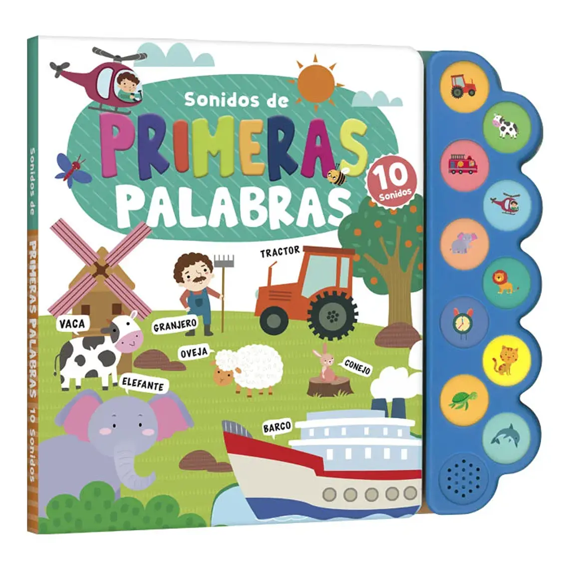 Libro Con Sonidos - Primeras Palabras (10 Sonidos) 1