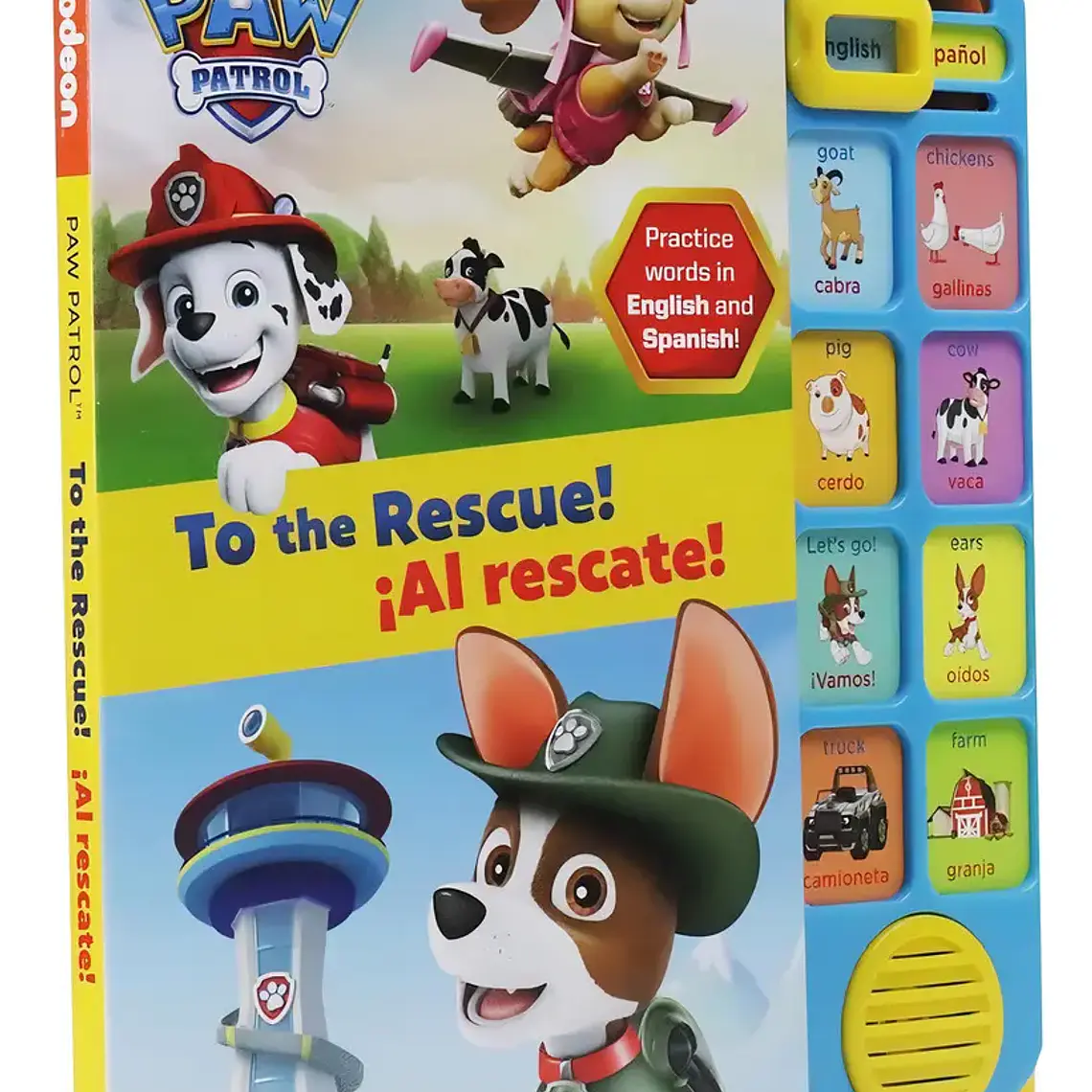 Paw Patrol: Al Rescate, Libro Con Sonidos Español Inglés 2