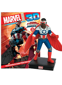 Marvel Héroes 3D Captain America - Falcon