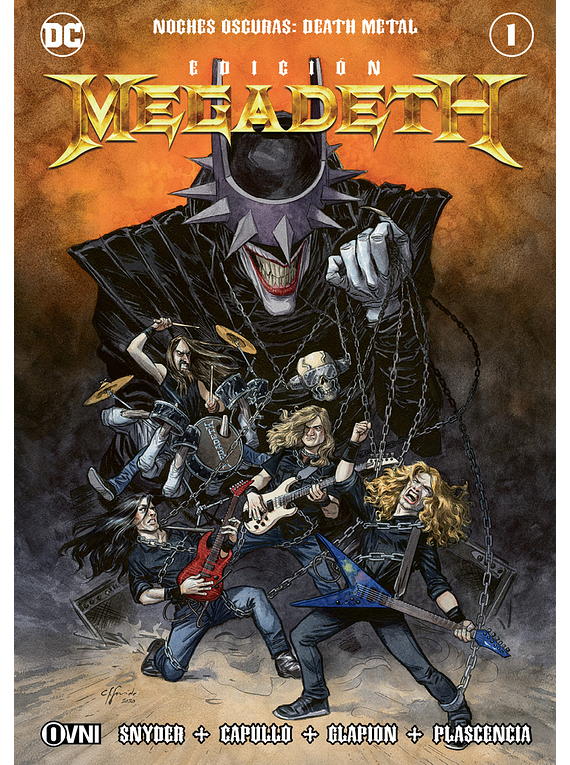 NOCHES OSCURAS: DEATH METAL #1 (EDICIÓN MEGADETH)