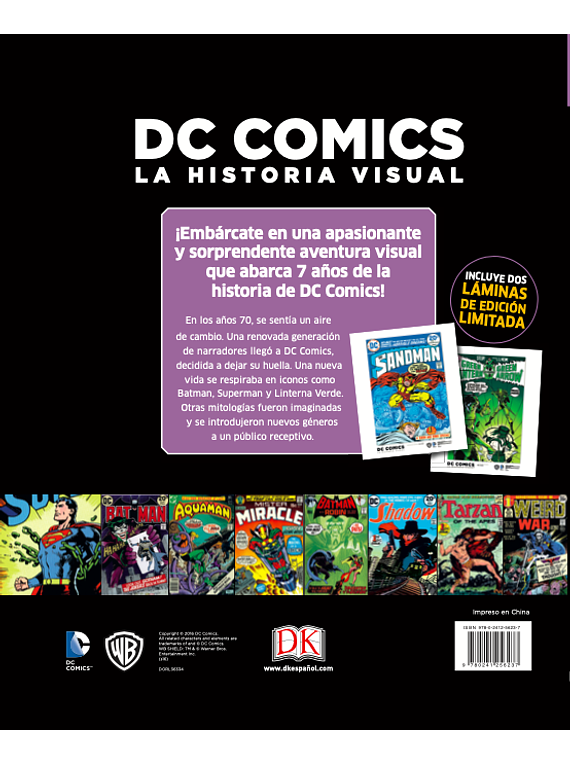 DC Comics La Historia Visual - 1970 – 1977 | EDAD BRONCE