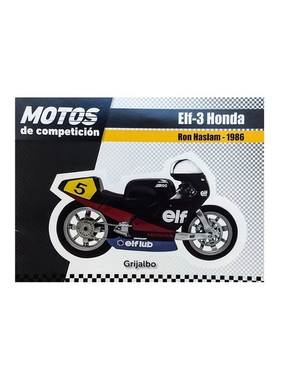 Moto ELF-3 HONDA - RON HASLAM 1986