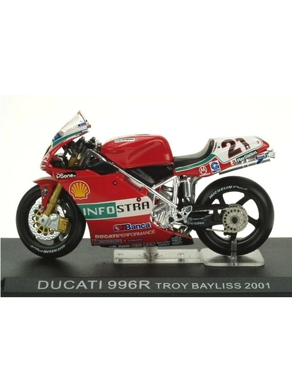 Moto DUCATI 996R TROY BAYLISS 2001
