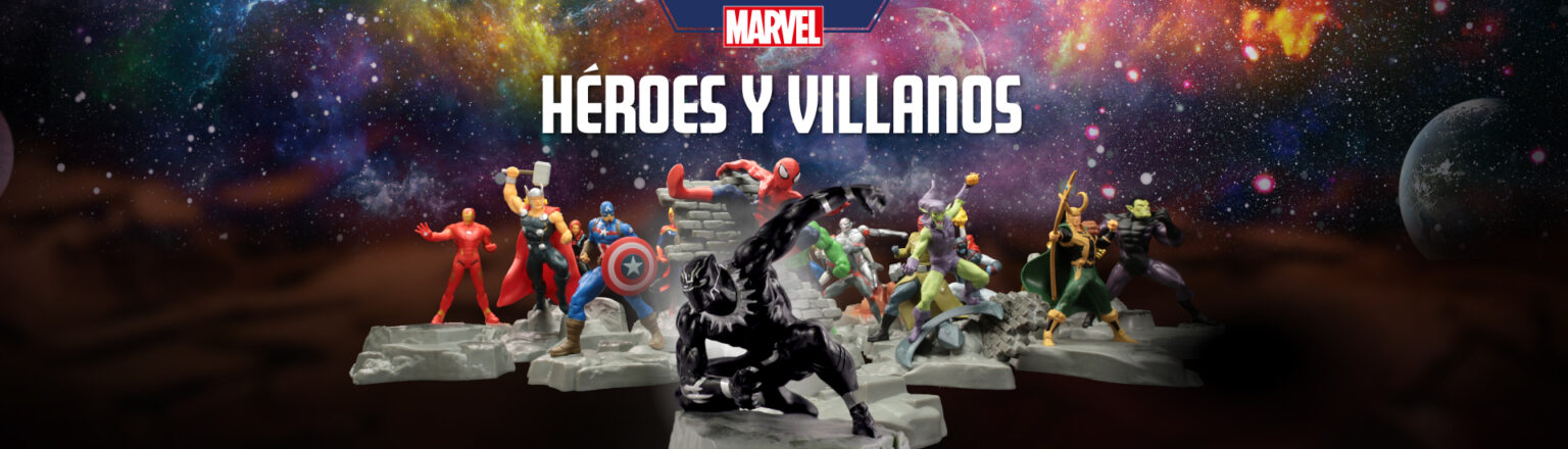 Heroes y Villanos Marvel.