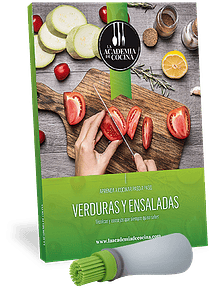 Verduras y ensaladas + Pincel con dosificador de aceite + código de activación