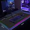 Mousepad Gamer Led Rgb Usb 80x30cm + Teclado Y Mouse Gamer