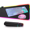 Mousepad Gamer Led Rgb Usb 80x30cm + Teclado Y Mouse Gamer