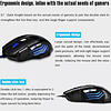 Mouse Gamer Pro 7 Botones X7 Optico Usb 2400 Dpi + Mouse Pad