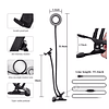 Soporte 2 En 1 Anillo De Luz, Porta Celular Y Micrófono