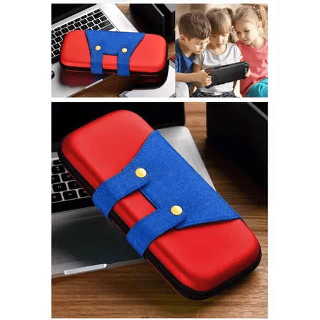 Audífonos Gamer Para Nintendo Switch + Bolso Mario Oled