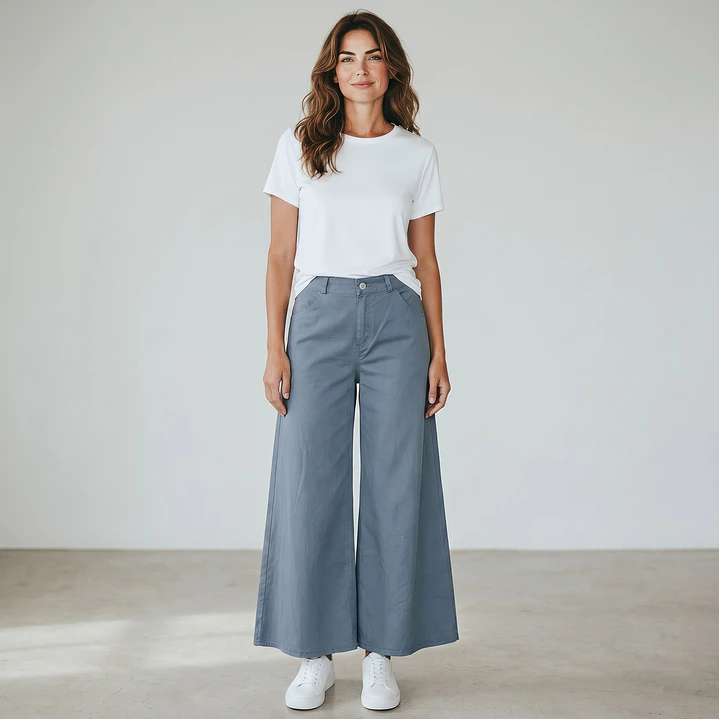 Pantalón Palazzo Gabardina  2
