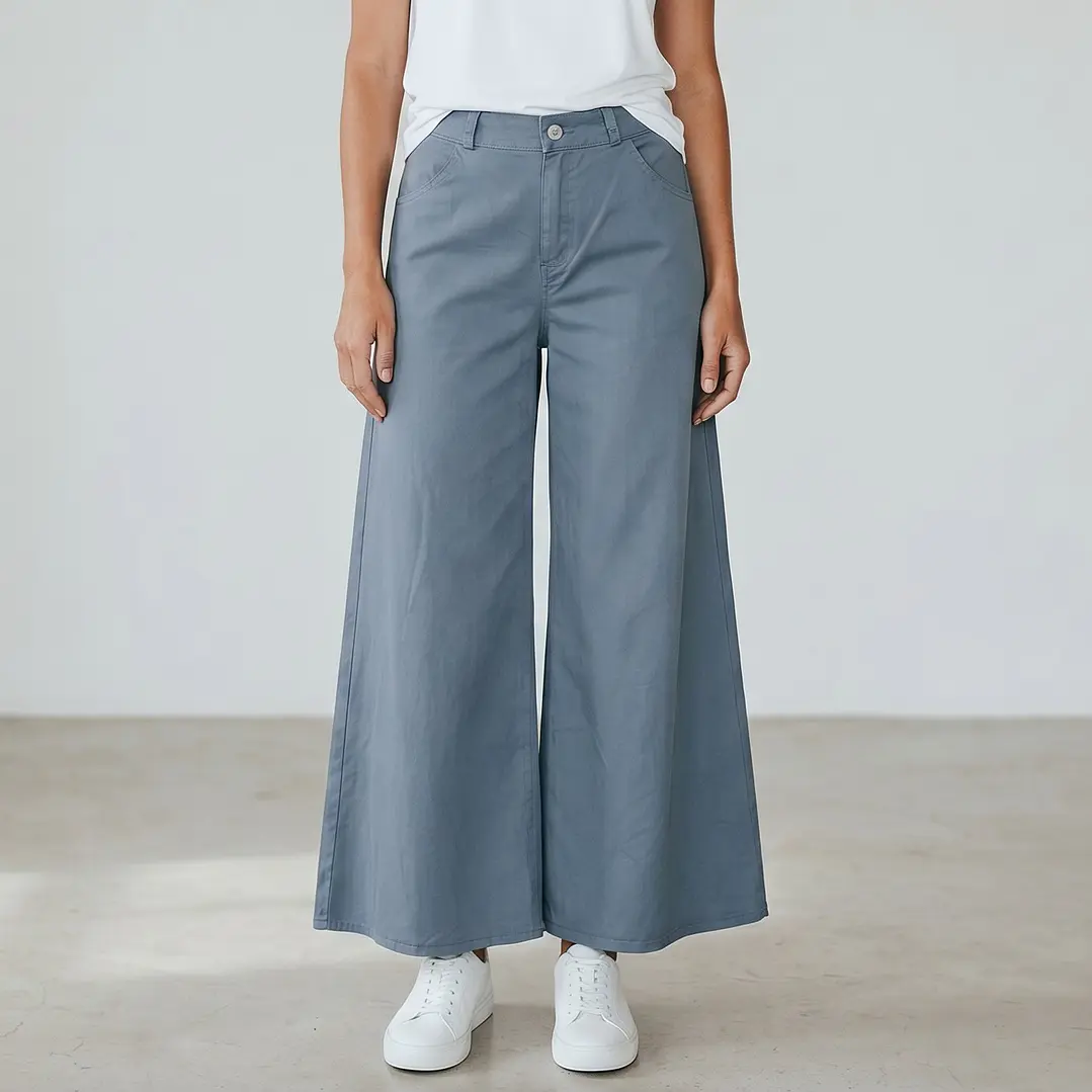 Pantalón Palazzo Gabardina  3