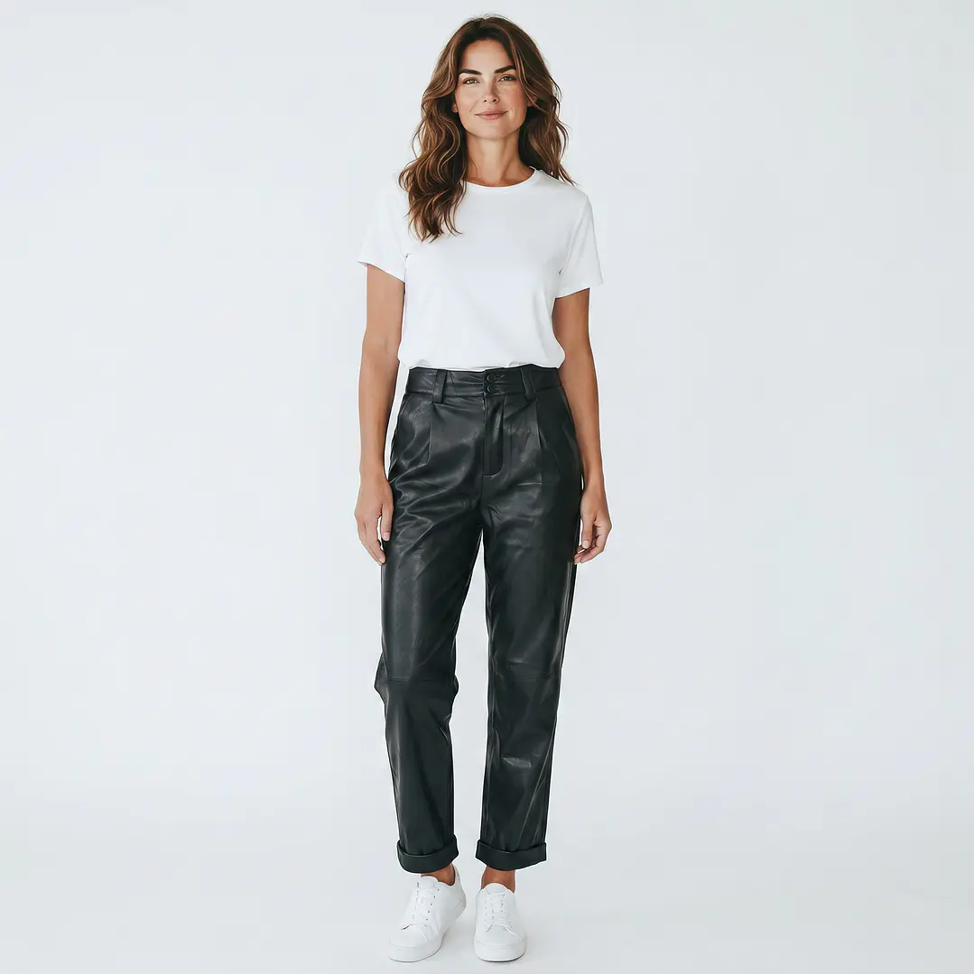 Pantalón Ecocuero Recto 3