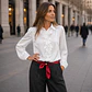 Blusa Satín Vuelos Kiram - Miniatura 1