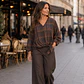 Blusa Escosesa Amarra Kiram - Miniatura 1