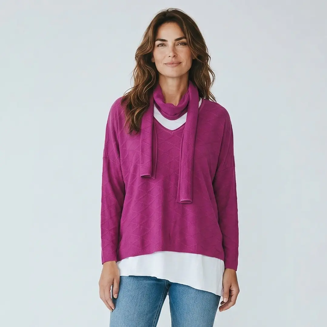 Sweter Doble Bufanda 1