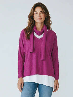 Sweter Doble Bufanda