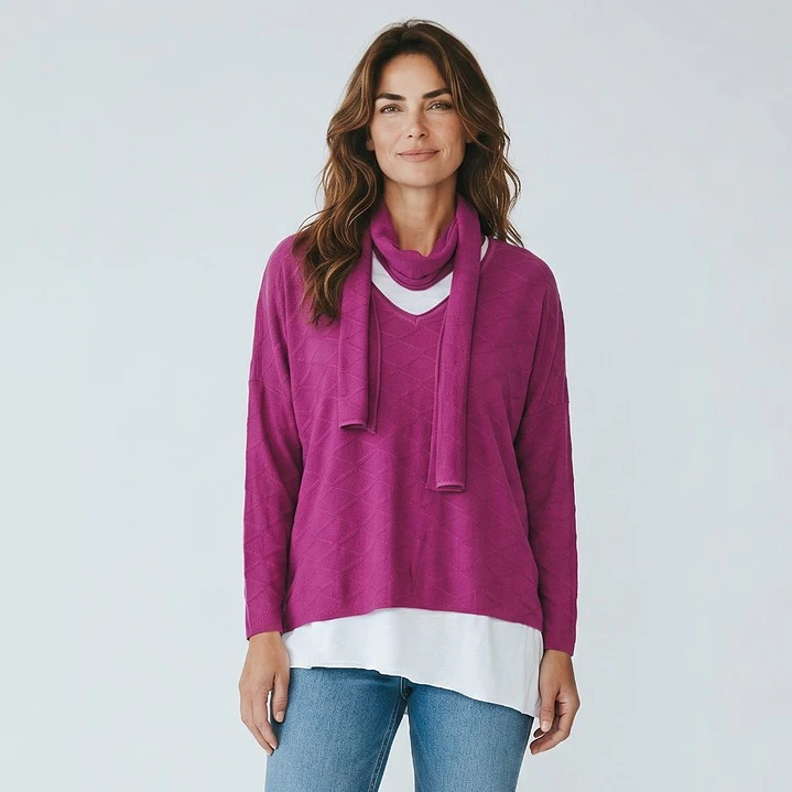 Sweter Doble Bufanda 1