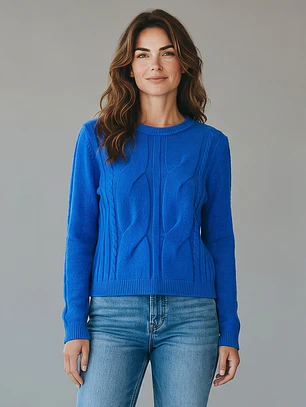 Sweter Jacquard