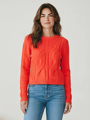 Sweter Jacquard